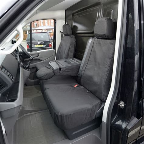 MERCEDES SPRINTER Van 2019 Tailored Waterproof Front Seat Covers Black ...