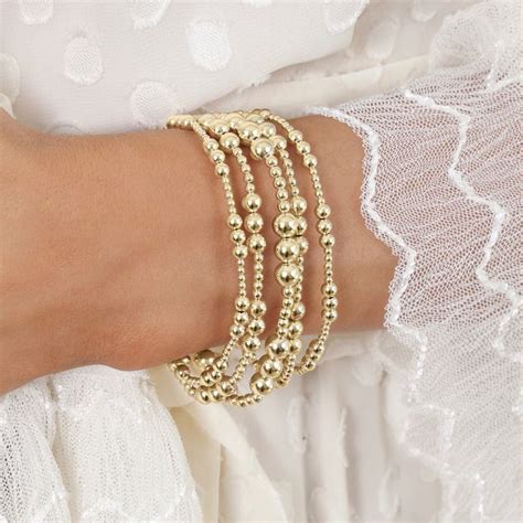 enewton | Gold bead bracelets, Beaded bracelets, Beaded jewelry