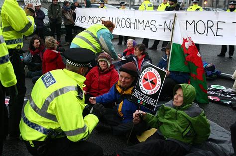 Camp – Faslane Peace Camp protest against Trident – Bairns not Bombs ...