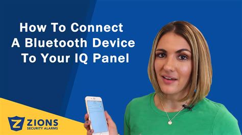 How to Pair Your Bluetooth Device to the Qolsys Panel