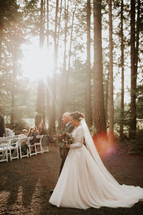 Wedding in the Woods at Gold Mountain Golf Club. Photo via Lady and ...