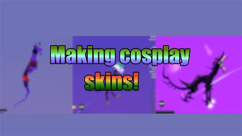 Making cosplay skins! #2 - Creatures of Sonaria - YouTube