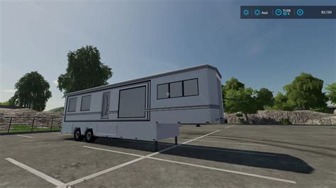 CARAVANE SEMI BLANCHE V1.0 – FS22 mod