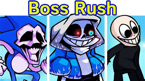 Friday Night Funkin' VS Boss Rush FULL WEEK 1 - MGN