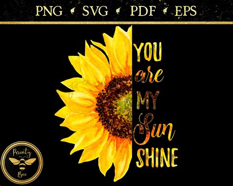 Wall Décor Wall Hangings Home & Living You are my Sunshine Svg ...