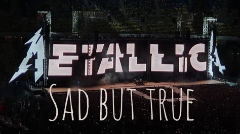 METALLICA - Sad but true (live in Bucharest, 14.08.2019) - YouTube