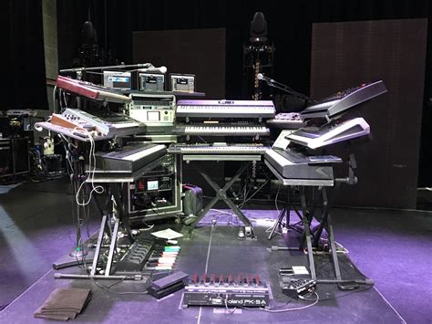 Geoff Downes Keyboard Setup