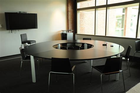 Round Table, chairs, TV monitor, conference room, 2nd floo… | Flickr