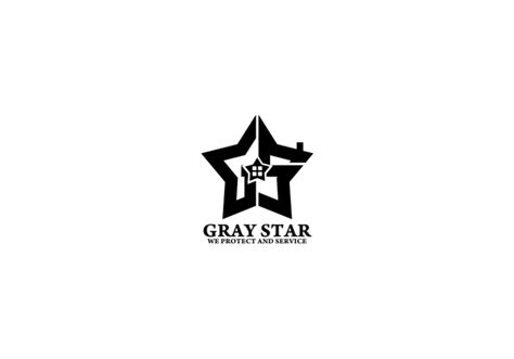 Gray Star Logo - LogoDix