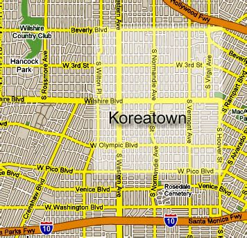 Map Koreatown La - Share Map