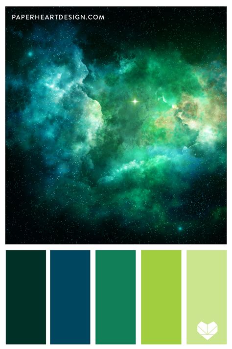 Color Palette: Gorgeous Green — Paper Heart Design