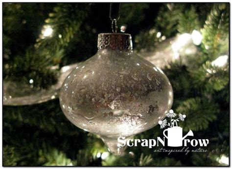 DIY Mercury Ornaments by ScrapNGrow at Splitcoaststampers