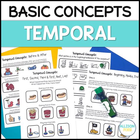 Temporal Concepts Speech Therapy NO PREP | Allison Fors, Inc.