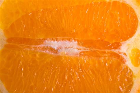 Juicy Orange Slice Close-up Stock Image - Image of fragrant, fresh ...