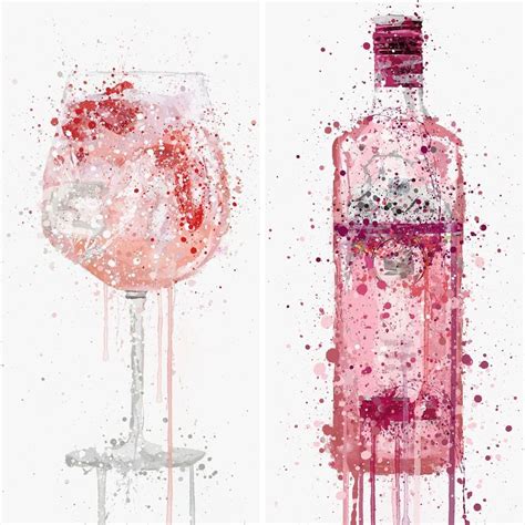 We Love Prints on Instagram: “If all else fails . . . pour a gin! 💗 ...