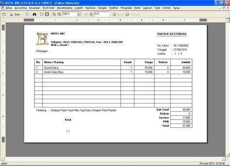 Cara Buat Struk Restoran Di Excel – Hongkoong