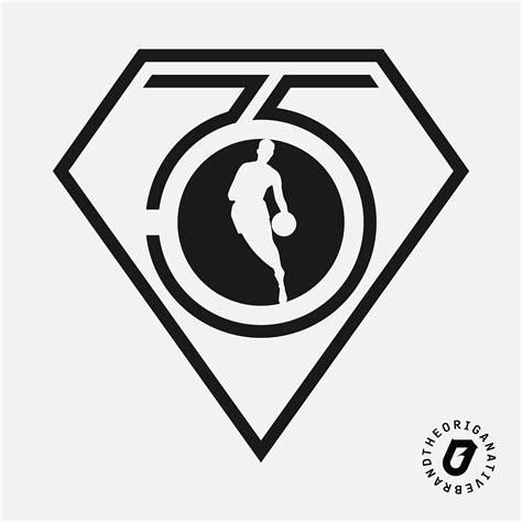 NBA 75th Anniversary Logo Concept on Behance