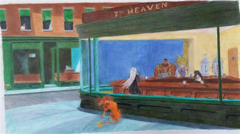 Nighthawks Painting Parody at PaintingValley.com | Explore collection of Nighthawks Painting Parody