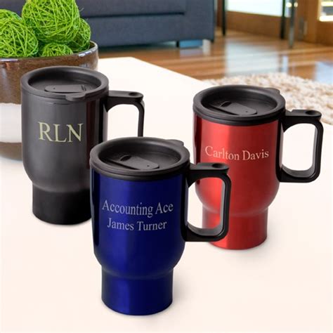 Personalized Travel Coffee Mug