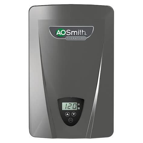 A.O. Smith Signature 240-Volt 16-kW 1.6-GPM Tankless Electric Water Heater in the Tankless ...