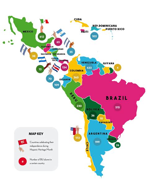 A map of BU alumni across Latin America | Alumni & Friends