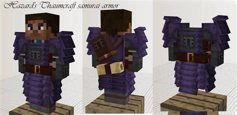 Samurai armour mod | Ideias de minecraft, Coisas do minecraft, Projetos minecraft