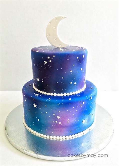 Galaxy Birthday Cake Starry Night On Cake Central Cakes In 2019 Cake ...