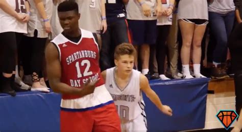 Watch helpless high schoolers try to guard a young Zion Williamson