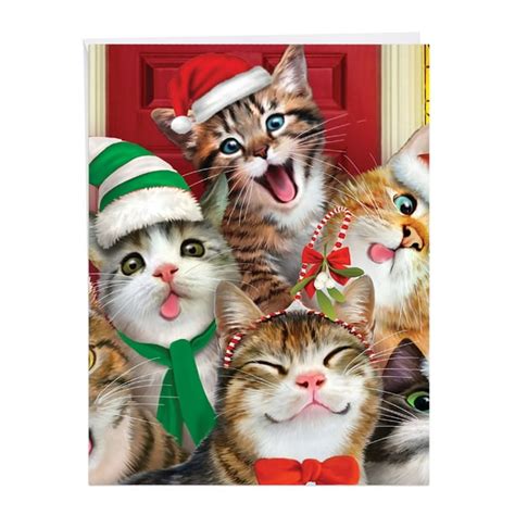 The Best Card Company - Adorable Jumbo Merry Christmas Card (8.5 x 11 ...