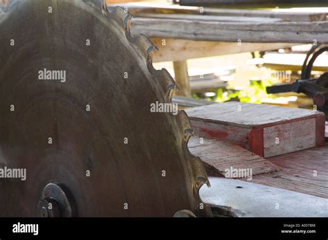 The Large Sawmill Blade Stock Photo: 9889735 - Alamy