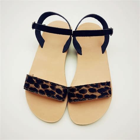 Animal Print Sandals - Etsy