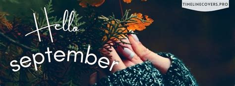 Hello September Welcoming Autum Facebook Cover Photo