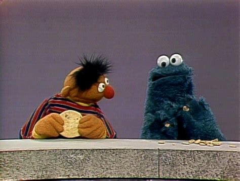 Cookie Monster and Ernie - Muppet Wiki