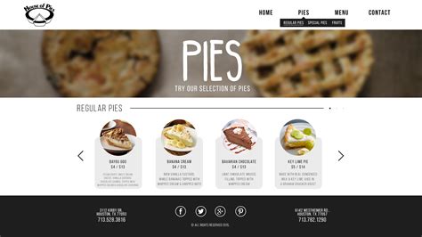 House Of Pies (Redesign) on Behance