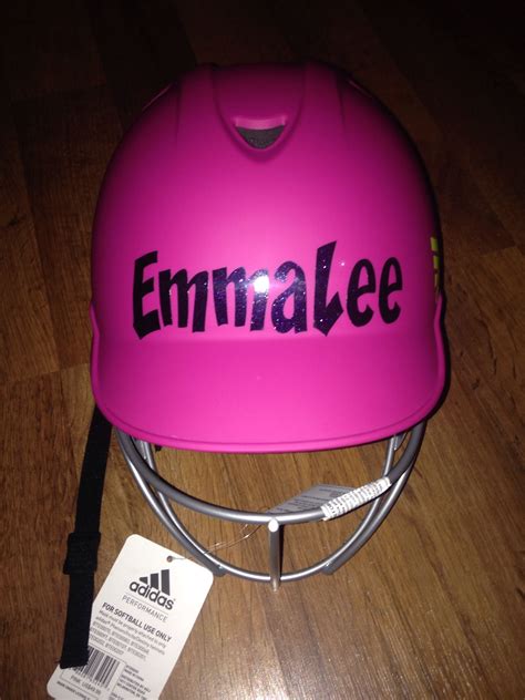 Softball helmet decal | Softball helmet, Softball, Play ball