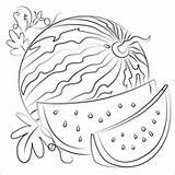 Ausmalbilder Wassermelonen  Malvorlagen Kostenlos Zum Ausdrucken sketch template