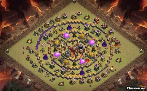 [Town Hall 10] TH10 Circular Base [With Link] [9-2019] - Farming Base - Clash of Clans | Clasher.us