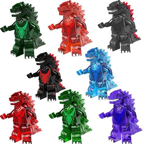 8pcs Godzilla Minifigures Lego Compatible Godzilla King of the Monsters ...