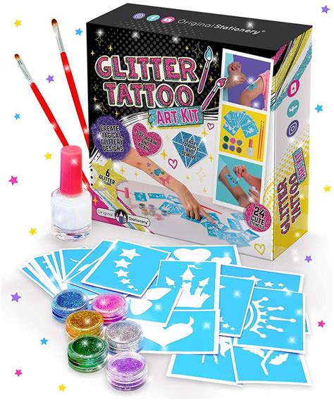 glitter tattoo kit in 2020 | Tattoos for kids, Glitter tattoo, Birthday gifts for girls