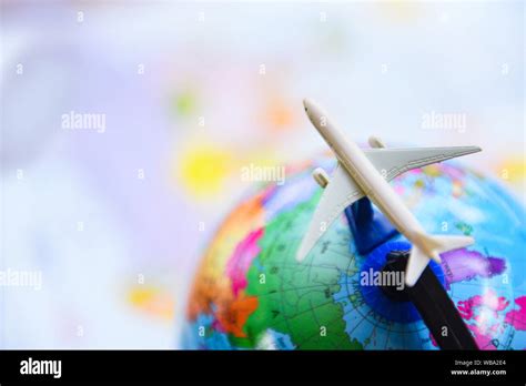 Travel background concept / Airplane Traveler's fly Airlines worldwide ...