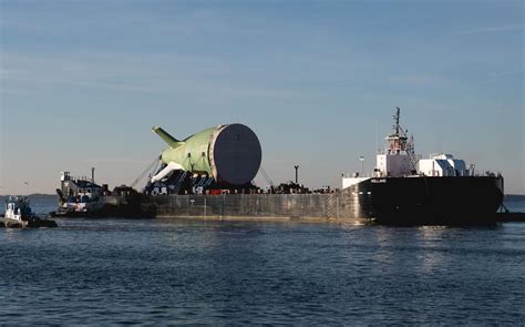 Stern for Navy’s first Columbia-class submarine delivered to Electric Boat | Stars and Stripes