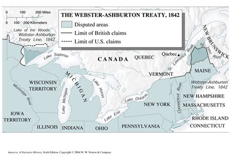 The Webster-Ashburton Treaty, 1842