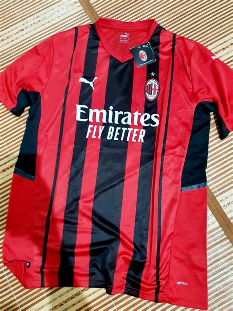 Ac Milan Home Jersey - Zlatan Ibrahimovic, Men's Fashion, Activewear on ...