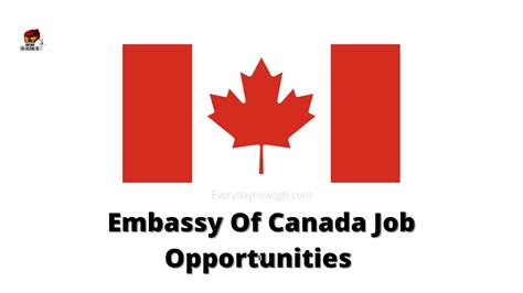 Embassy of Canada Job Opportunities 2023