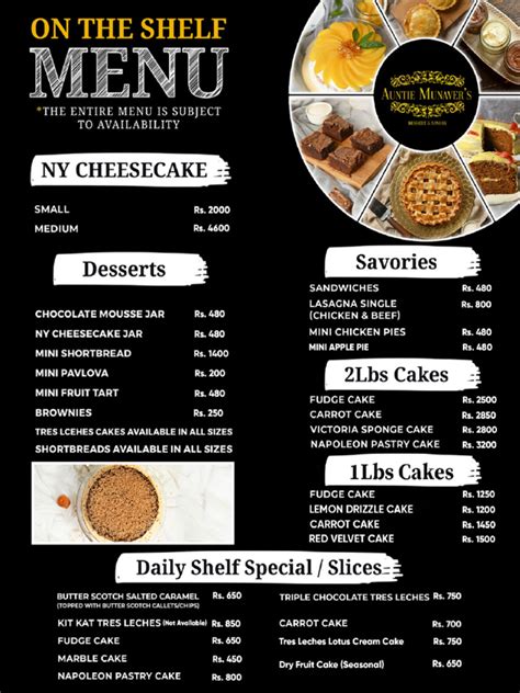 Amc Menu | PDF