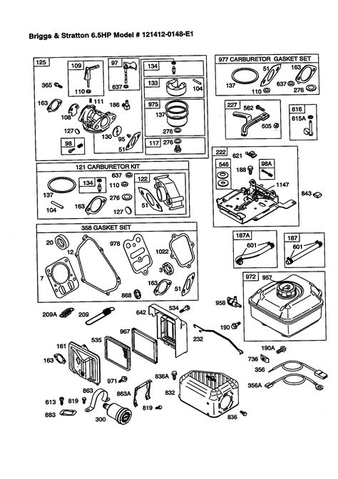 Briggs & Stratton Engine Parts And Diagrams