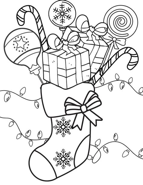 10 Christmas Coloring Pages: PDF Coloring Christmas - Etsy | Free ...