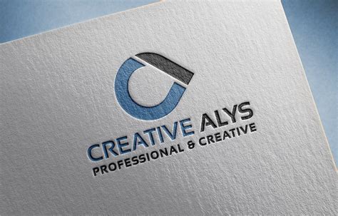 Paper Pressed Logo Mockup PSD