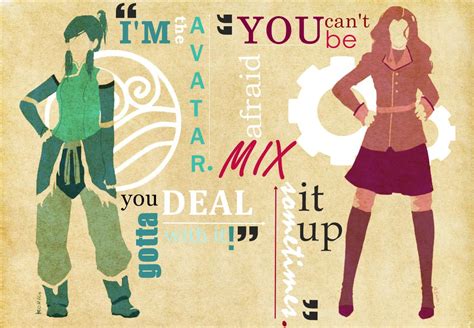 Korra and Asami quote art [lucastea] : r/korrasami