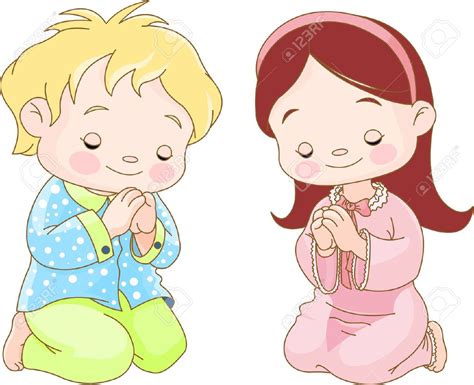 kids praying clipart - Clip Art Library